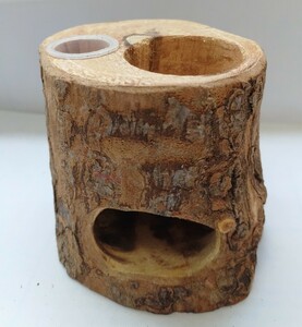 [VIGOROUS]昆虫 クワガタ カブトムシ 天然木隠れ家 のぼり木 エサ皿 (415)