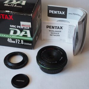 PENTAX ペンタックス　DA40mm F2.8 Limited　単焦点 パンケーキレンズ　リミテッドレンズ