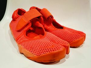 Nike AIR RIFT BR 847609-800 TOTAL CRIMSON SIZE8 26.0cm ナイキ エアリフト ブリーズ オレンジ 2016年発売 定価￥10260 ビームス 中古品