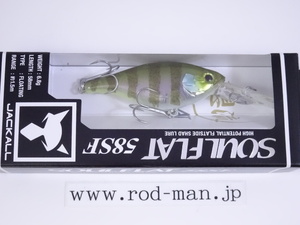 ジャッカル★ソウルフラット58SF(スローフローティング)★#チギル