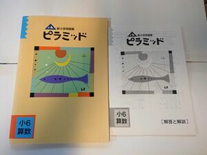 ◇新小学問題集 ピラミッド 算数 6年 未使用 解答付き◇