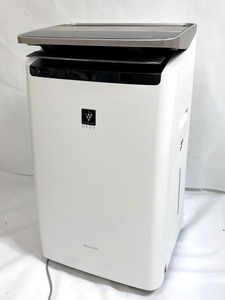 極美品 定価64000円 シャープ 加湿空気清浄機 KI-NP100-W プラズマクラスターNEXT 2021年製 ホワイト 花粉 脱臭 PM2.5対応 空調家電 