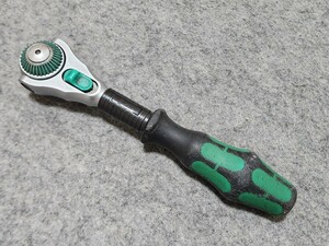 Wera ヴェラ★9.5sq 3/8ラチェットハンドル★クイックリリース プッシュリリース　スイベル ラチェット★ジャンク品