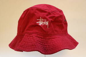 90s OLD STUSSY バケットハット L-XL オールドステューシー 紺タグ メンズ TAIWAN製 台湾製 帽子 キャップ vintage ビンテージ