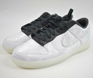 CLOT×fragment design×NIKE/クロット×フラグメントデザイン×ナイキ　ダンク　Dunk Low Black and White　FN0315-110　サイズ：27cm