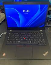 【美品】ThinkPad X395 Ryzen 5 PRO 3500U RAM16GB SSD512GB FHD液晶 _画像1