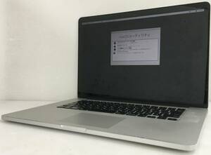 ☆【15.4インチ Core i7】Apple MacBook Pro (Retina, 15インチ, Mid 2014) A1398 Core i7(4770HQ)/2.2GHz RAM:16GB/ストレージ欠品 動作品