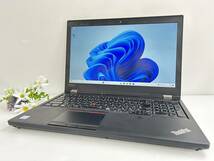 【良品 15.6インチ】Lenovo ThinkPad P53 workstation 20QQS2V31H『Core i7(9750H) 2.6GHz/RAM:32GB/SSD:512GB』Quadro T2000 Win11 動作品_画像1