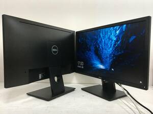 ☆【良品 2台セット】DELL E2417H ワイド液晶モニター 23.8インチ フルHD（1920x1080） D-Subx1/DisplayPortx1 動作品