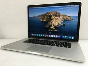 ☆【良品 15.4インチ】Apple MacBook Pro (Retina, Mid 2012) A1398 Core i7(3820QM)/2.7GHz RAM:16GB/SSD:768GB Catalina 動作品