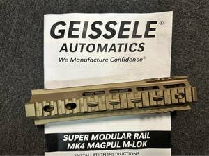 実物 未使用 67800円の品 GEISSELE BLEM 10.5 SMR HK DDC 05-190 ガイズリー ハンドガード /キーワード ミリタリー HK416