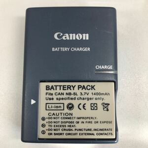 Canon 純正充電器と社外バッテリー(CB-2LXと社外NB-5L)