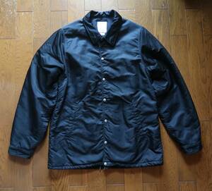 VISVIM COACH JKT 天然泥染 中綿 BLACK SIZE 2 ビズビム コーチジャケット