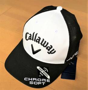 ◆Callaway◆キャロウェイ◆TOUR MODEL◆メッシュキャップ◆ブラック×ホワイト