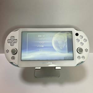 【動作確認済み】SONY PS Vita PCH-2000 ライトブルー/ホワイト 本体のみ PlayStation Vita ※初期化済