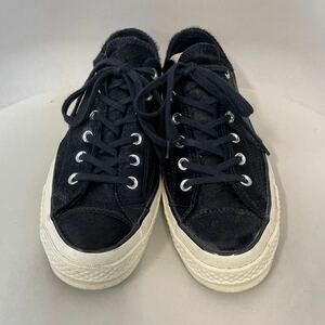 レア！日本未発売 KITHキース別注 CONVERSE コンバース CT70 ハラコ ALL STAR オールスター ブラック ７1/2 1回履き美品/チャックテイラー 