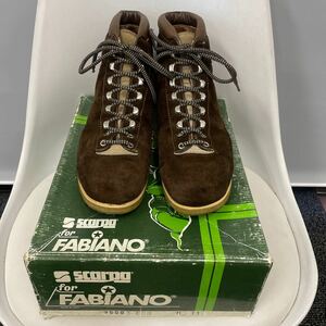 SCARPA FABIANOスカルパ ファビアーノ イタリア製マウンテンブーツ ブラウン×ベージュスエードコンビ クレープソールカスタム11M美品