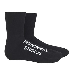 新品 Pas Normal Studios Control Logo Oversocks Mサイズ (EU 39-42) 黒 パスノーマルスタジオ コントロール ロゴ オーバーソックス Rapha