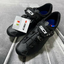 新品 SIDI Genius 10 Shoes サイズ44 ブラック シディ ジーニアス 10 カーボンシューズ SPD-SL イタリア製 並行輸入品_画像3