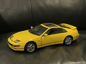 京商 1/18 日産 フェアレディZ (Z32) 300ZX ライトニングイエロー　カスタム　右ハンドル仕様　ジャンク