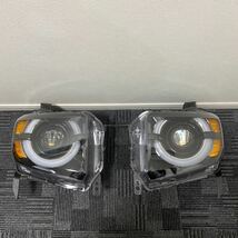 新車外し 超美品 HONDA ホンダ JJ1 JJ2 N-VAN ＋STYLE FUN スタイルファン 純正 LED ヘッドライト 左右セット KOITO 100-6228 打刻印:4 ②_画像1