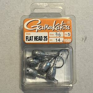 がまかつ フラットヘッド25 3/0 1/2oz 14g Gamakatsu FLAT HEAD 25 NS ジグヘッド