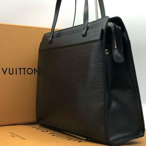 1円【極美品】LOUIS VUITTON ルイヴィトン エピ レザー クロワゼット PM ハンドバッグ トートバッグ ショルダー 肩がけ 黒 ブラック M52492