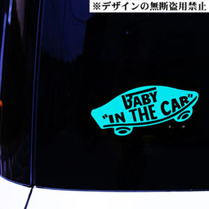 ベビーインカー ステッカーVANS風ベイビー イン カーBaby in Car