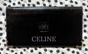 【CELINE】セリーヌ 長財布 札入れ ブラック レディース メンズ