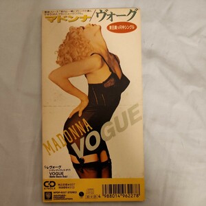 ☆　マドンナ　ヴォーグ　来日記念シングル　旧規格　8cmCD Madonna