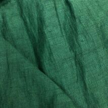 【さ052】日本製 SACRA ギャザースカート 38 グリーン ロング丈 無地 ウエストゴム 水洗い不可 レディースブランド古着 サクラ 送料無料_画像8