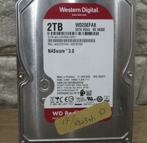 ★≪中古品≫WD HDD 3.5 2T WD20EFAX 3台[t23111606]_画像3