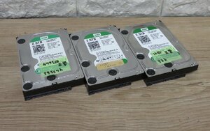 ★≪中古品≫WD HDD 3.5 2T WD20EZRX 64M 3台[t23113004]