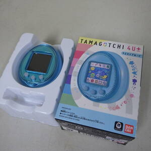 たまごっち4Uプラス TAMAGOTCHI 4U+ BANDAI バンダイ Tamagotchi ブルー 青 4u+　動作品　初期化済み