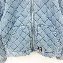 KM-3388【ワークジャケット】SUPREME × Dickies★21AW Quilted Denim Work Jacket★L★シュプリーム×ディッキーズ★デニム★キルティング_画像3