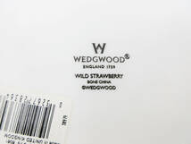 Q11-013《プレート》WEDGWOOD Wild Strawberry/ウェッジウッド ワイルドストロベリー オクタゴナル★花柄 フラワーモチーフ★保管 未使用★_画像4