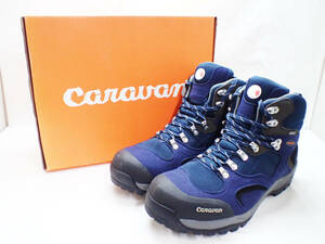 KM-3435《トレッキングシューズ》キャラバン/Caravan★C1_02S★GORE-TEX★27.5cm EEE★ネイビー★登山靴 アウトドア ブーツ★