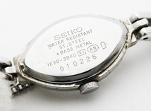 AB-1053《腕時計》セイコー/SEIKO★1E20-3B40★クォーツ 2針 アナログウォッチ レディース★服飾小物★_画像9