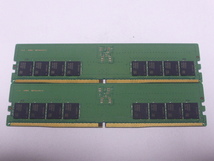 メモリ デスクトップパソコン用 Samsung DDR5-4800 PC5-38400 32GBx2枚 合計64GB 起動確認済みです _画像4