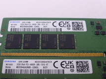 メモリ デスクトップパソコン用 Samsung DDR5-4800 PC5-38400 32GBx2枚 合計64GB 起動確認済みです_画像2