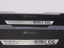 メモリ デスクトップ用 CORSAIR VENGEANCE RGB PRO DDR4-3200 PC4-25600 8GBx2枚合計16GB 起動確認済みです CMW16GX4M2E3200C16_画像3