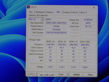メモリ デスクトップパソコン用 CORSAIR DDR5-5200 PC5-41600 16GBx2枚 合計32GB 起動確認済みです CMK32GX5M2B5200Z40　_画像8