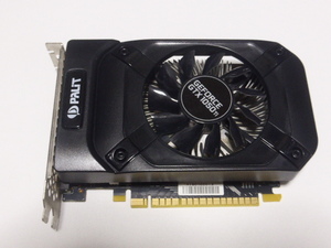 NVIDIA グラフィックボード PALIT GeForce GTX1050Ti STORMX 4096M GDDR5 128bit DVI HDMI DP HDMIにて画面出力確認済 本体のみ 中古品です