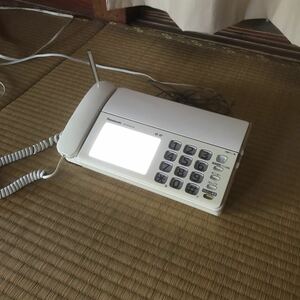 Panasonic パナソニック パーソナル FAX KX -PD703-W中古 動作未確認ジャンク扱い品