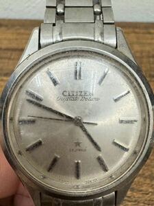 【5757】CITIZEN crystate DELUXE クリステート　デラックス　22石　手巻き　H005-3003T 稼働品
