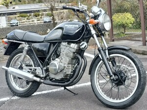 【実働 書付 始動確認動画】GB250クラブマン4型L型 ライトカスタム車 純正ブラック CB CBX FTR