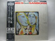 【LP】　ボブ・ジェームス＆デヴィッド・サンボーン／ダブル・ヴィジョン　1986．帯付_画像1