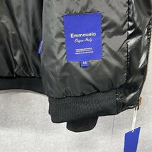 人気・防寒ダウンジャケット 定価8万◆Emmauela・イタリア・ミラノ発◆ダックダウン90％ 上品 肉厚 防寒防風 アウター 保温 冬 M/46サイズ_画像9