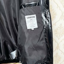 最高級EU製＆定価10万◆UABONI*Paris*ダウンジャケット*ユアボニ*パリ発◆ダックダウン90％ 暖かい 防寒 防風 総柄 アウトドア L/48サイズ_画像7