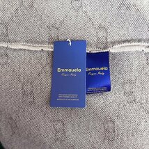 人気・セーター 定価5万◆Emmauela・イタリア・ミラノ発◆ミンク/カシミヤ混 ニット 毛足 防寒 ストレッチ 総柄 シャギー オシャレ 2XL/52_画像9